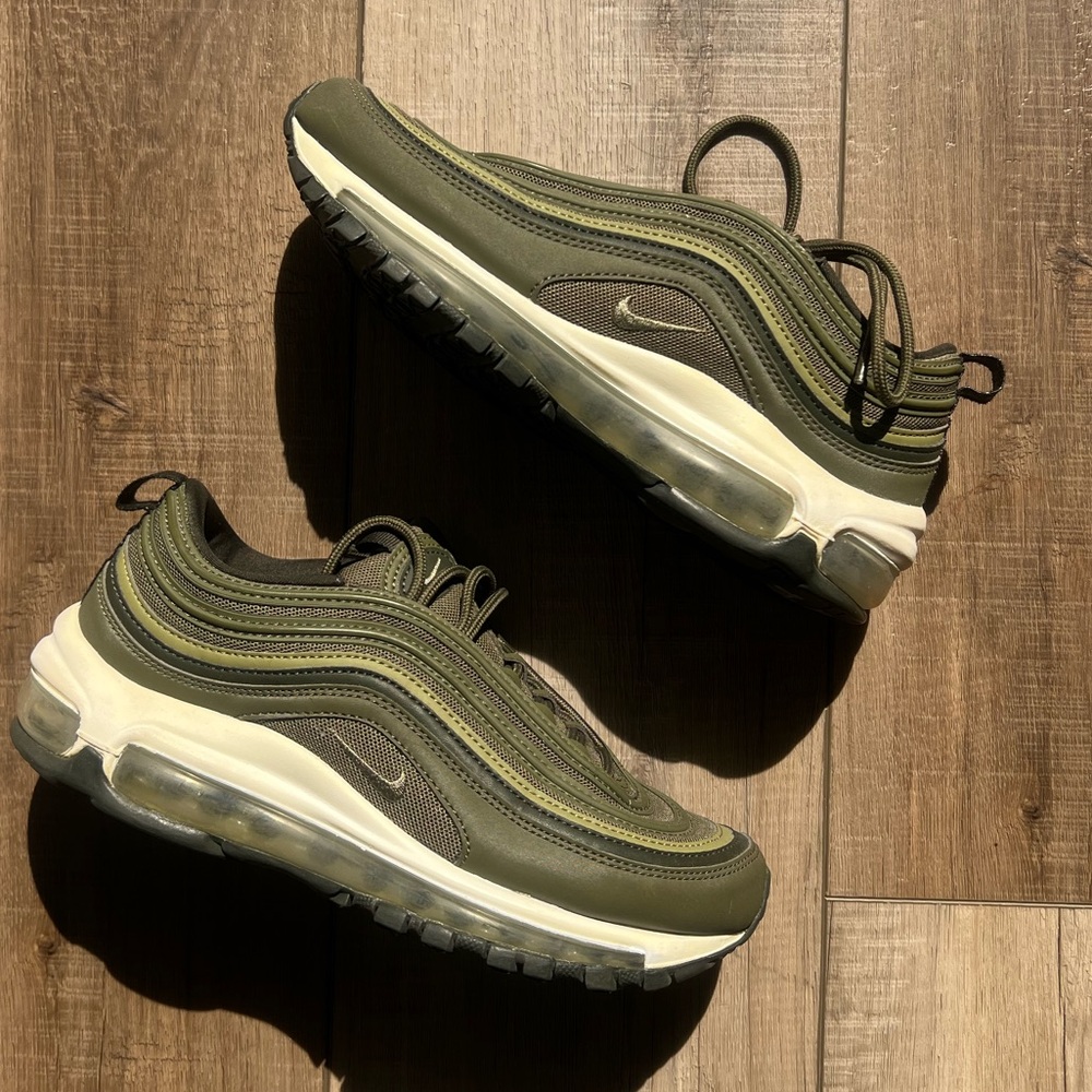 Nike Air Max 97 in Olive and Cream